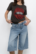 Load image into Gallery viewer, LAUREN MOSHI x Rhinestone Lips Soft Tee (XS-M)