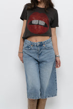 Load image into Gallery viewer, LAUREN MOSHI x Rhinestone Lips Soft Tee (XS-M)
