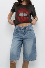 Load image into Gallery viewer, LAUREN MOSHI x Rhinestone Lips Soft Tee (XS-M)