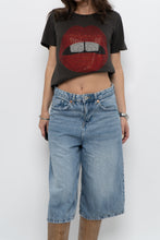 Load image into Gallery viewer, LAUREN MOSHI x Rhinestone Lips Soft Tee (XS-M)