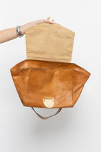 Load image into Gallery viewer, Vintage x Made in Spain x SUSHI Camel Leather Gold-Detailed Purse