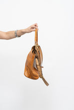Load image into Gallery viewer, Vintage x Made in Spain x SUSHI Camel Leather Gold-Detailed Purse
