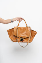 Load image into Gallery viewer, Vintage x Made in Spain x SUSHI Camel Leather Gold-Detailed Purse