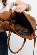 Load image into Gallery viewer, Vintage x PEPPER Camel Leather Pebble Oversize Purse