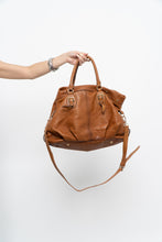 Load image into Gallery viewer, Vintage x PEPPER Camel Leather Pebble Oversize Purse
