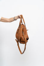 Load image into Gallery viewer, Vintage x PEPPER Camel Leather Pebble Oversize Purse