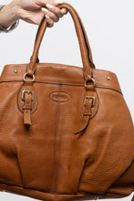 Load image into Gallery viewer, Vintage x PEPPER Camel Leather Pebble Oversize Purse