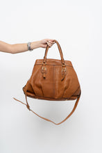 Load image into Gallery viewer, Vintage x PEPPER Camel Leather Pebble Oversize Purse