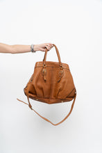 Load image into Gallery viewer, Vintage x PEPPER Camel Leather Pebble Oversize Purse