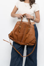Load image into Gallery viewer, Vintage x PEPPER Camel Leather Pebble Oversize Purse