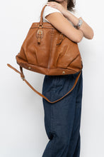 Load image into Gallery viewer, Vintage x PEPPER Camel Leather Pebble Oversize Purse