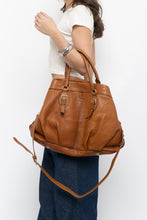 Load image into Gallery viewer, Vintage x PEPPER Camel Leather Pebble Oversize Purse