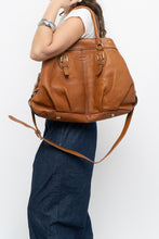 Load image into Gallery viewer, Vintage x PEPPER Camel Leather Pebble Oversize Purse