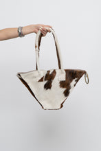 Load image into Gallery viewer, Vintage x Pony Hair Triangle Purse