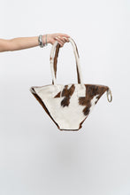 Load image into Gallery viewer, Vintage x Pony Hair Triangle Purse