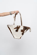 Load image into Gallery viewer, Vintage x Pony Hair Triangle Purse