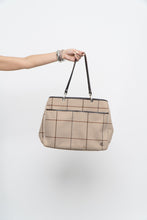 Load image into Gallery viewer, Vintage x RALPH LAUREN Beige, Brown Houndstooth Oversized Purse