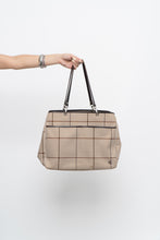 Load image into Gallery viewer, Vintage x RALPH LAUREN Beige, Brown Houndstooth Oversized Purse