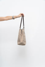 Load image into Gallery viewer, Vintage x RALPH LAUREN Beige, Brown Houndstooth Oversized Purse