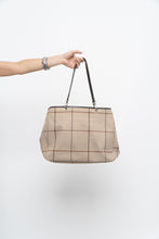 Load image into Gallery viewer, Vintage x RALPH LAUREN Beige, Brown Houndstooth Oversized Purse