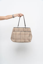 Load image into Gallery viewer, Vintage x RALPH LAUREN Beige, Brown Houndstooth Oversized Purse