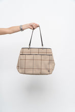 Load image into Gallery viewer, Vintage x RALPH LAUREN Beige, Brown Houndstooth Oversized Purse
