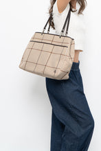 Load image into Gallery viewer, Vintage x RALPH LAUREN Beige, Brown Houndstooth Oversized Purse