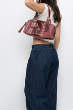Load image into Gallery viewer, Vintage x Red, Pink Snakeskin Leather Purse