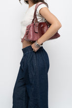 Load image into Gallery viewer, Vintage x Red, Pink Snakeskin Leather Purse