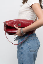 Load image into Gallery viewer, Vintage x DANIER LEATHER Red Leather Purse