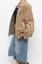 Load image into Gallery viewer, Vintage x Beige Suede Bomber Jacket (S-L)