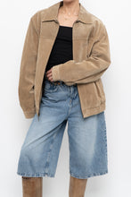 Load image into Gallery viewer, Vintage x Beige Suede Bomber Jacket (S-L)