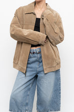 Load image into Gallery viewer, Vintage x Beige Suede Bomber Jacket (S-L)