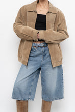 Load image into Gallery viewer, Vintage x Beige Suede Bomber Jacket (S-L)