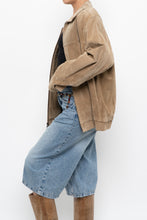Load image into Gallery viewer, Vintage x Beige Suede Bomber Jacket (S-L)