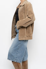 Load image into Gallery viewer, Vintage x Beige Suede Bomber Jacket (S-L)