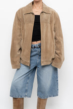 Load image into Gallery viewer, Vintage x Beige Suede Bomber Jacket (S-L)