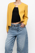 Load image into Gallery viewer, Vintage x ANTONELLI FIRENZE Yellow Lambskin Leather Jacket (XS, S)