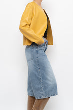 Load image into Gallery viewer, Vintage x ANTONELLI FIRENZE Yellow Lambskin Leather Jacket (XS, S)