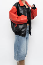 Load image into Gallery viewer, Vintage x BETTY BOOP Black Faux Leather Bomber (XS-M)