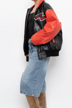 Load image into Gallery viewer, Vintage x BETTY BOOP Black Faux Leather Bomber (XS-M)