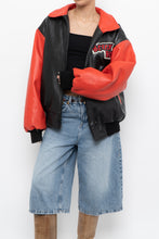 Load image into Gallery viewer, Vintage x BETTY BOOP Black Faux Leather Bomber (XS-M)