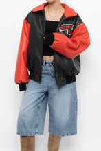 Load image into Gallery viewer, Vintage x BETTY BOOP Black Faux Leather Bomber (XS-M)