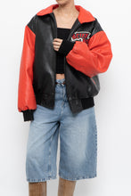 Load image into Gallery viewer, Vintage x BETTY BOOP Black Faux Leather Bomber (XS-M)