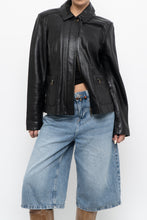 Load image into Gallery viewer, Vintage x ALFANI Black Leather Jacket (XS-M)