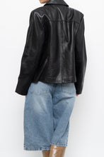 Load image into Gallery viewer, Vintage x ALFANI Black Leather Jacket (XS-M)