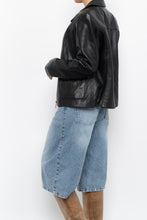Load image into Gallery viewer, Vintage x ALFANI Black Leather Jacket (XS-M)