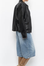 Load image into Gallery viewer, Vintage x ALFANI Black Leather Jacket (XS-M)