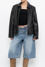 Load image into Gallery viewer, Vintage x ALFANI Black Leather Jacket (XS-M)