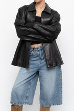 Load image into Gallery viewer, Vintage x LIZ CLAIBORNE Black Butter Leather Panelled Jacket (XS-L)